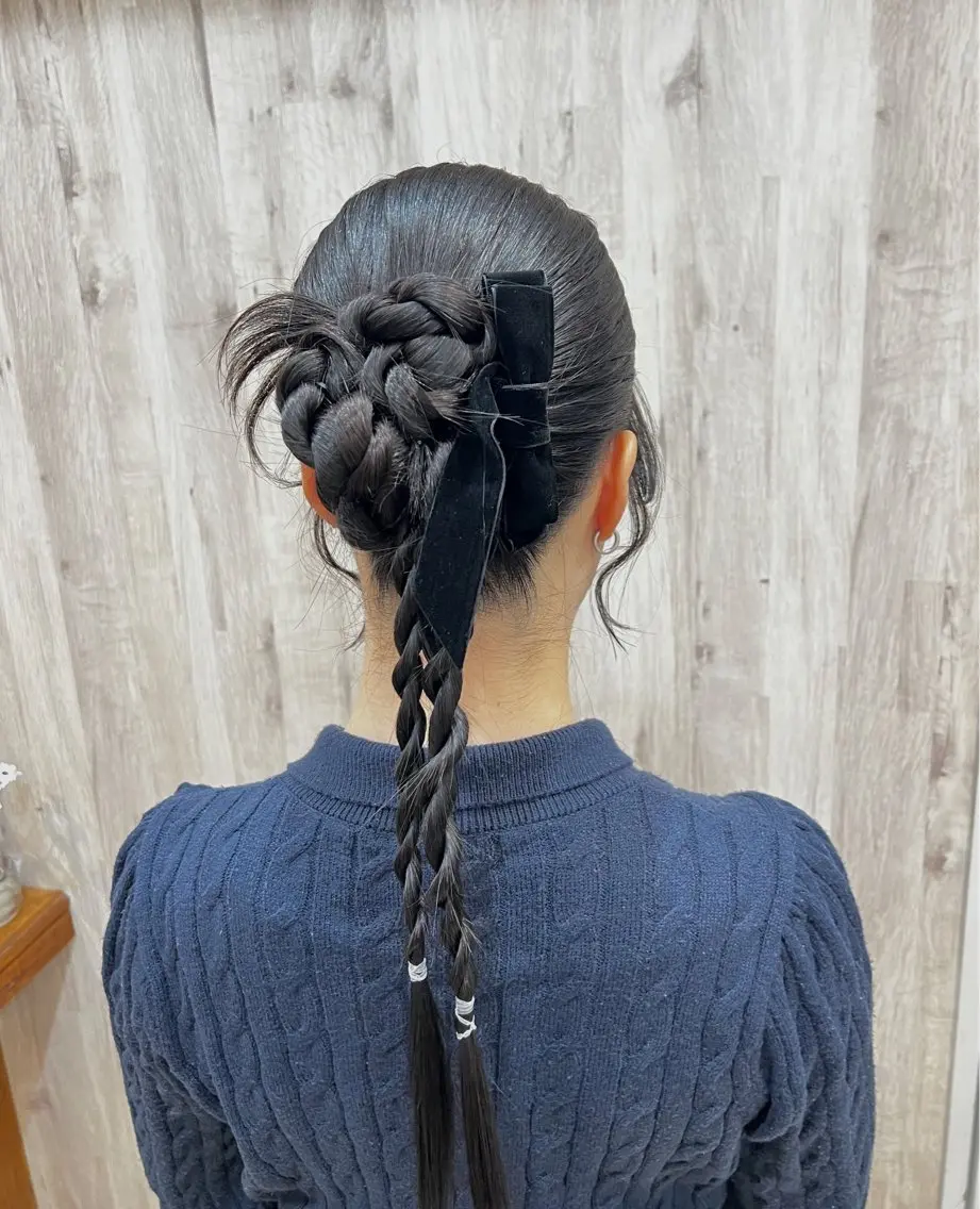 ヘアアレンジ ヘアセット ヘアメイクネイリスト hidemi中目黒のヘアスタイル