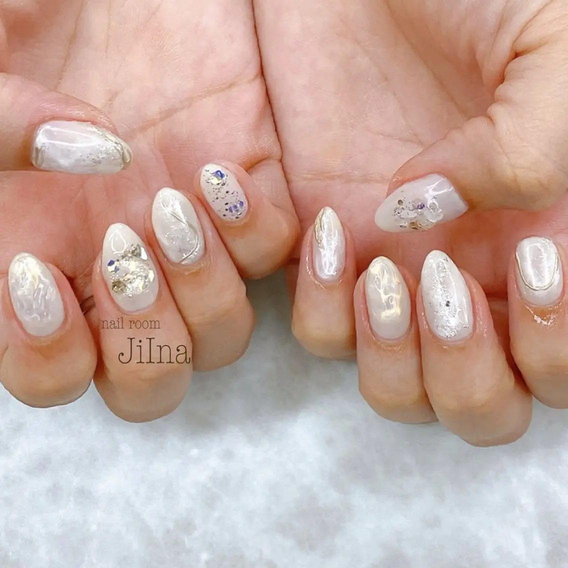 ネイル 持ち込み JiIna nailのネイルデザイン