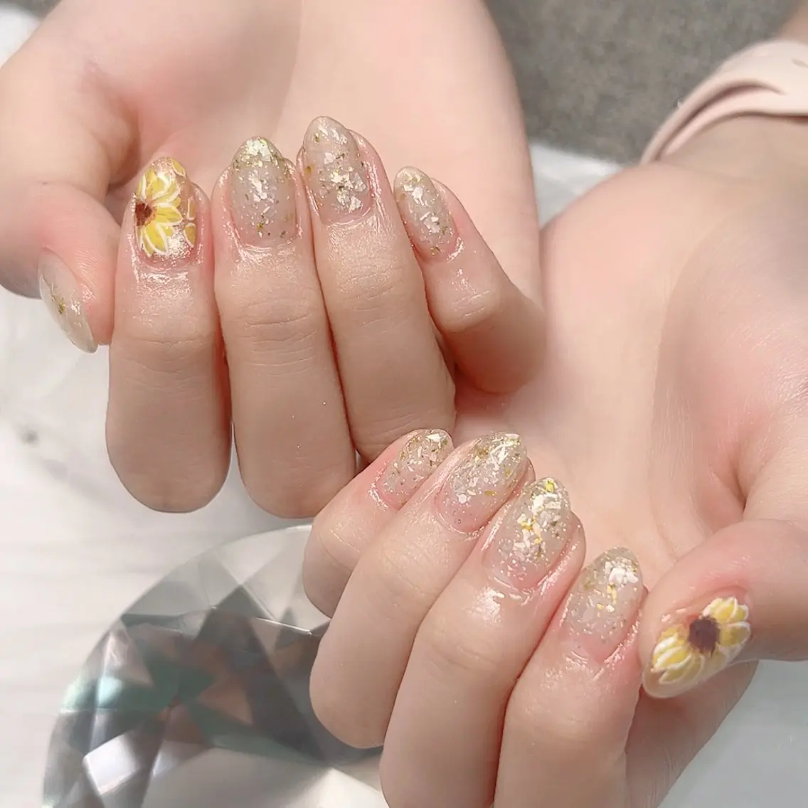 ネイル マグネットネイル オフィスネイル ピンク シンプルネイル 夏ネイル ハンドネイル Cute Tips nailのネイルデザイン