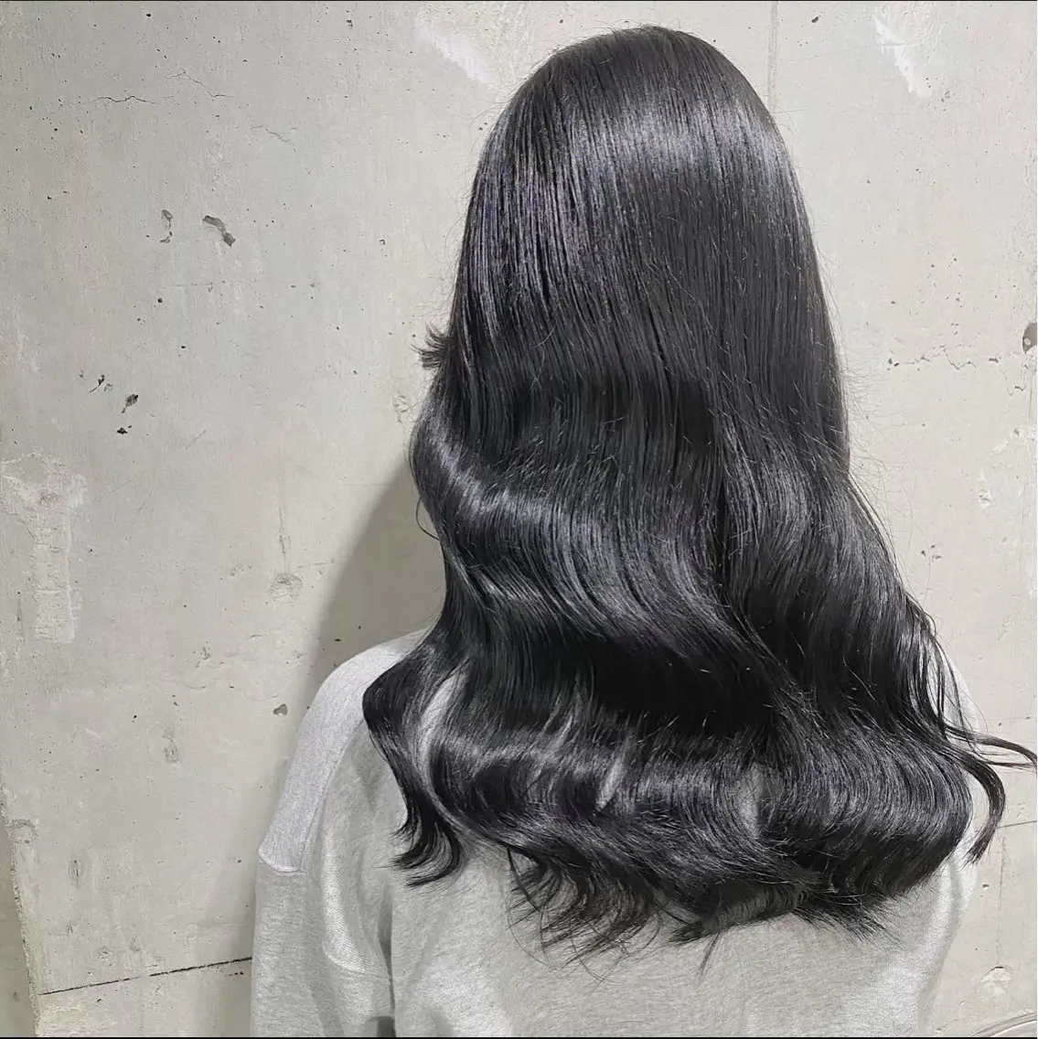 ロング カラー 黒髪 ナチュラルブラック 💖トレンド春夏 カラー💖FUTAのヘアスタイル