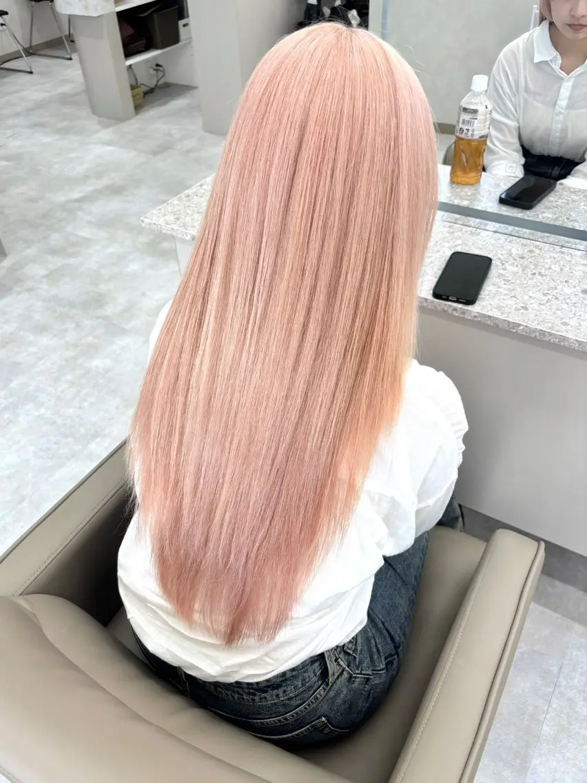 ロング カラー カット ヘアカラー トリートメント レイヤー/透明感 カラー💘akariのヘアスタイル