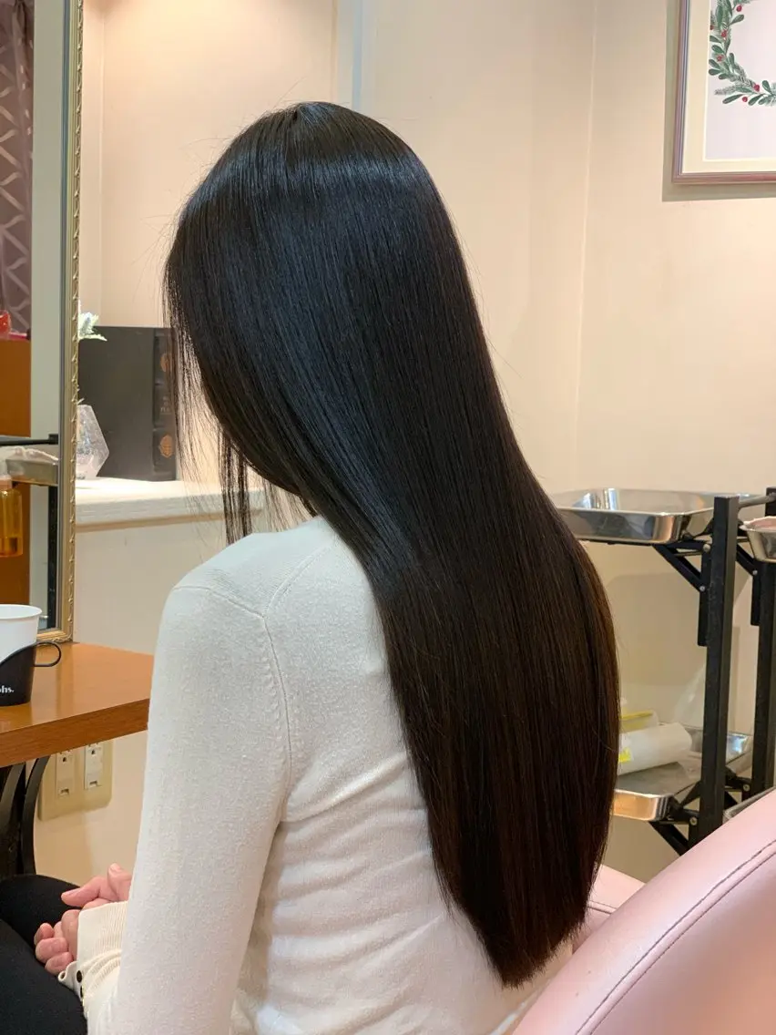 ロング カット 縮毛矯正 トリートメント 菊田将成 /髪質改善縮毛矯正のヘアスタイル