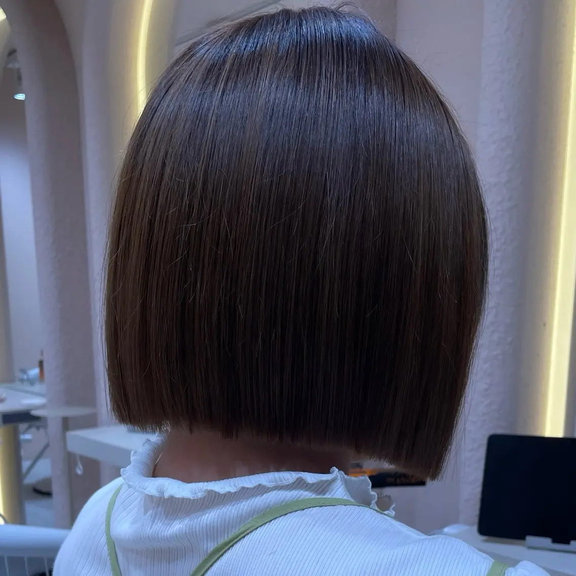 ショート 似合わせレイヤー🌟 巻ける縮毛矯正みつきのヘアスタイル