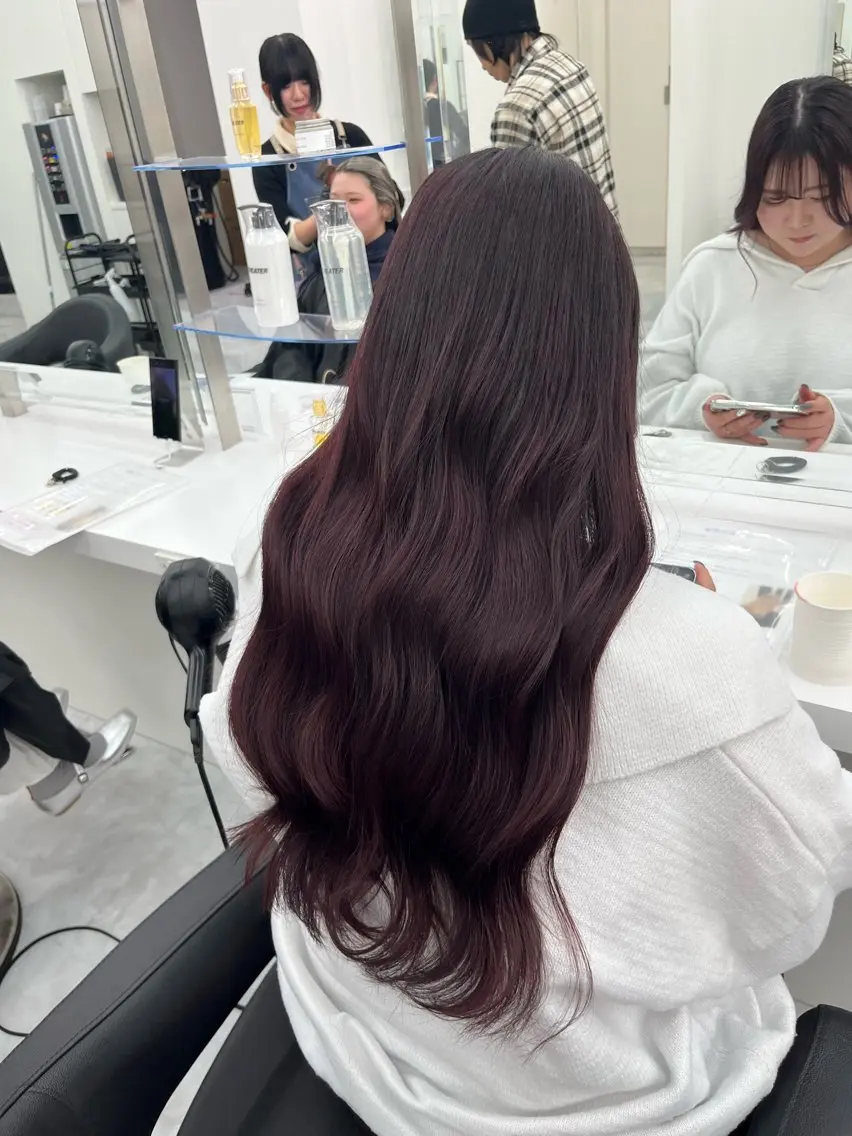 ロング カラー ヘアアレンジ Zina熊本🫧 Kurehaのヘアスタイル