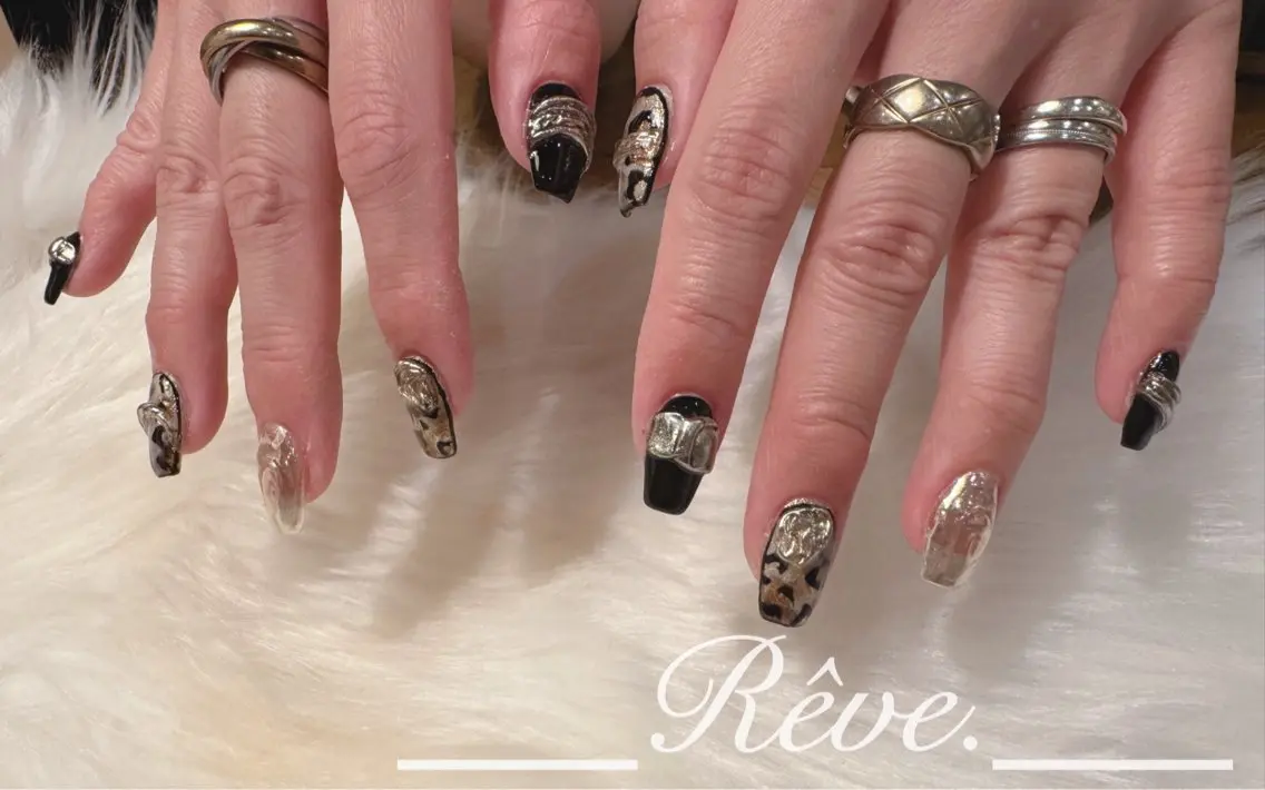 ネイル ハンドネイル Reve. 黒澤のネイルデザイン