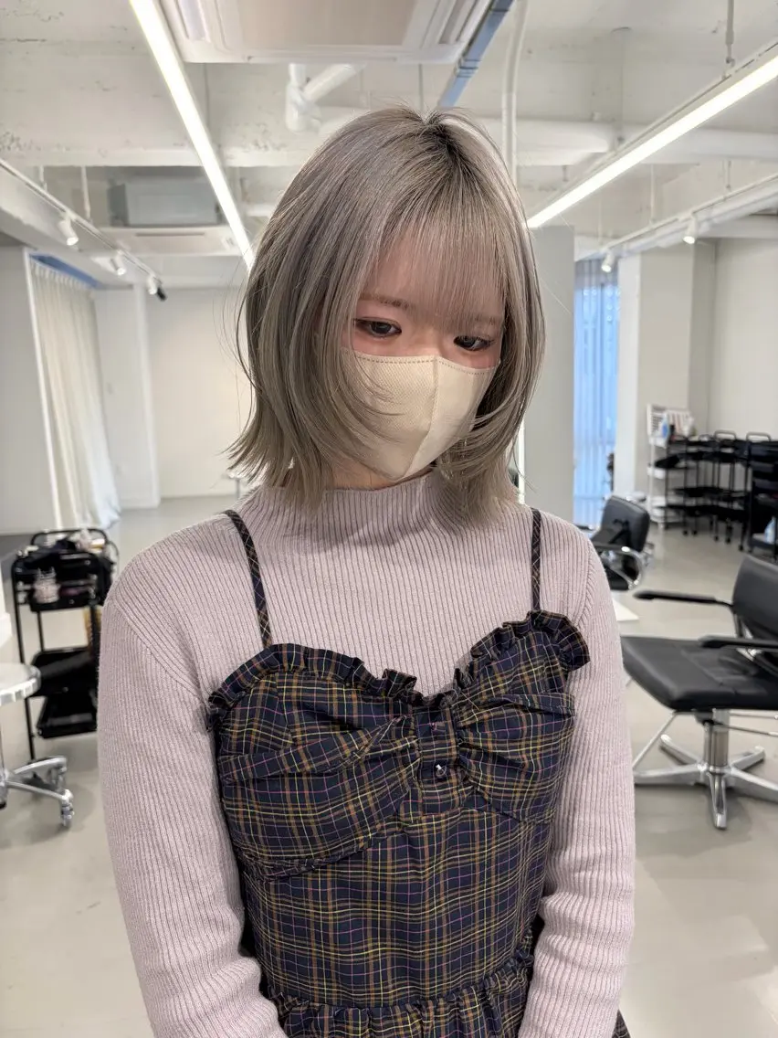 【新規限定】color 🌼ྀི＋似合わせcut ＋髪質改善 treatment🧴(ショート、ウルフ❌)の写真