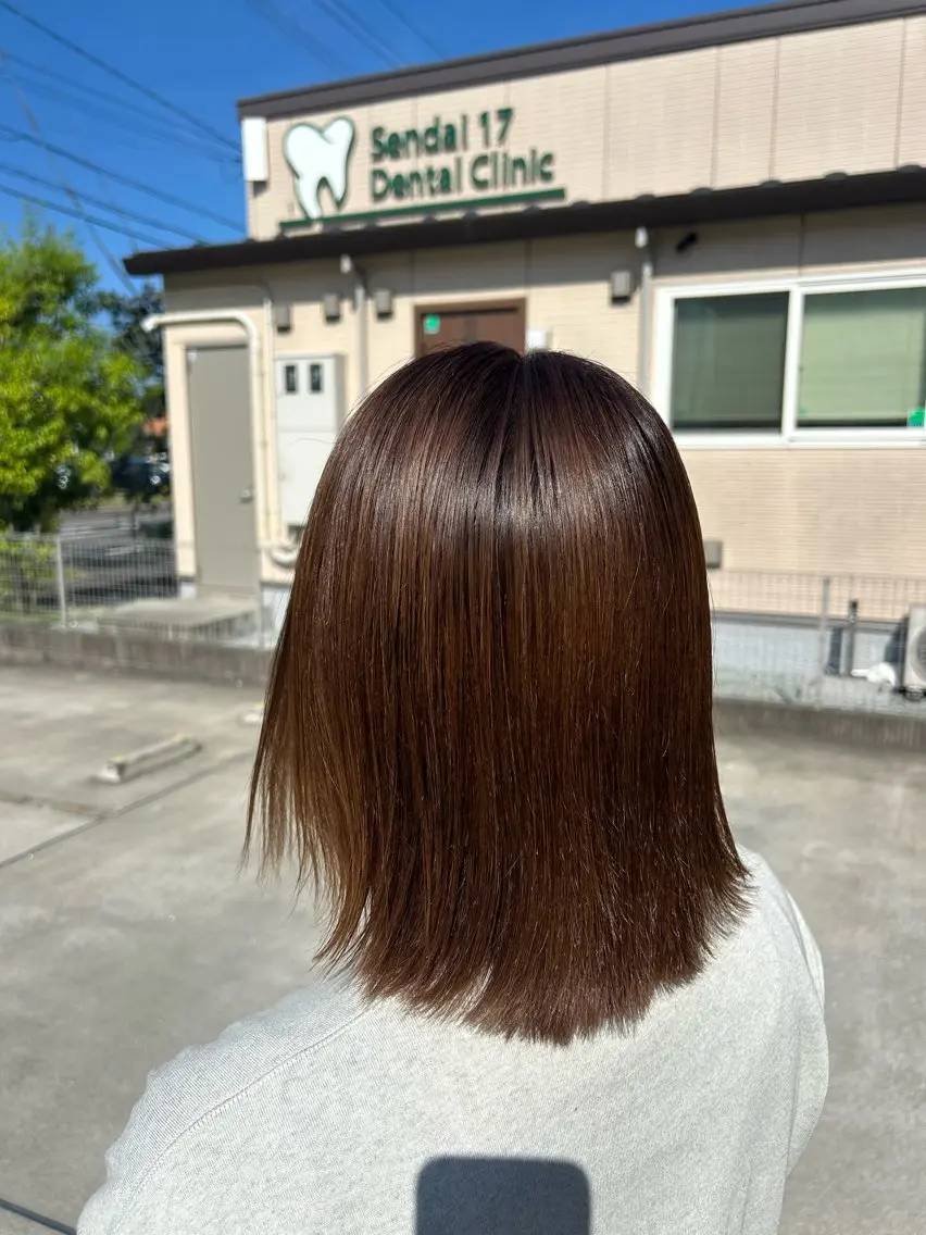 カラー ハイライトカラー ヘアカラー 菊地 未夢のヘアスタイル