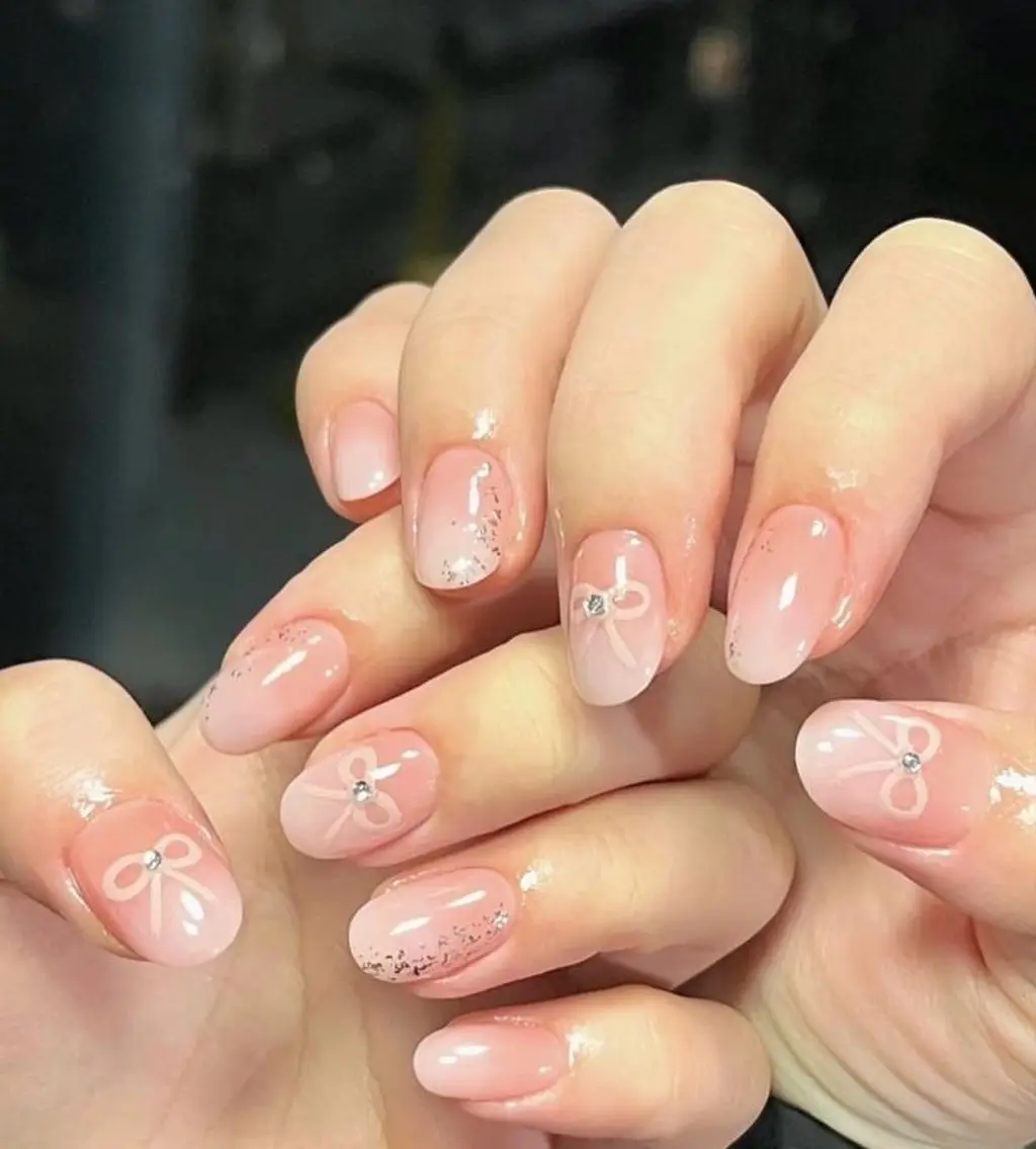 ネイル フレンチネイル ジェルネイル 韓国ネイル マグネットネイル マグネットフレンチ akina nailsのネイルデザイン