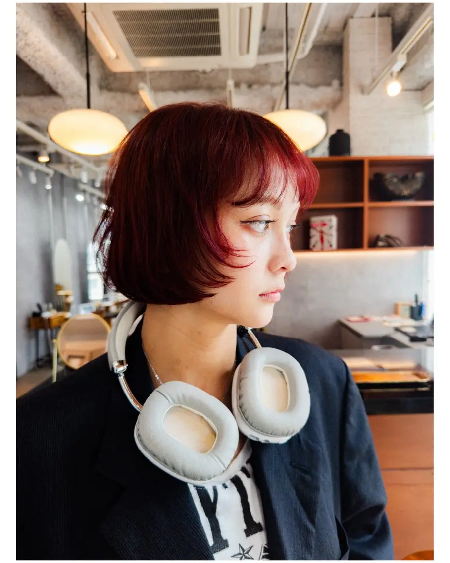 ショート カット ヘアカラー トリートメント アライ ナタカのヘアスタイル
