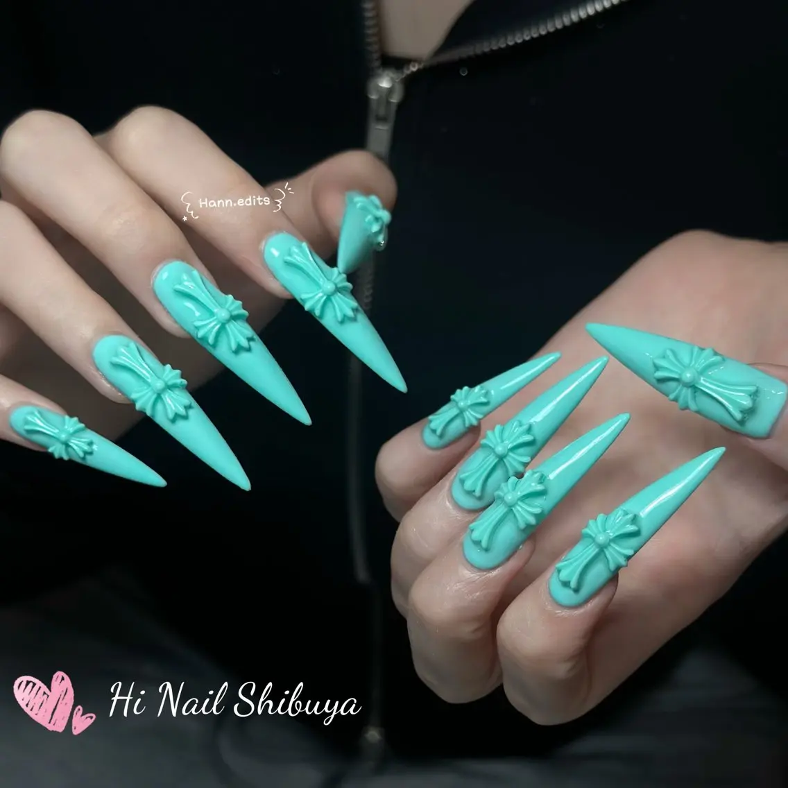 ロング ハンドネイル Hi Nail Shibuyaのネイルデザイン