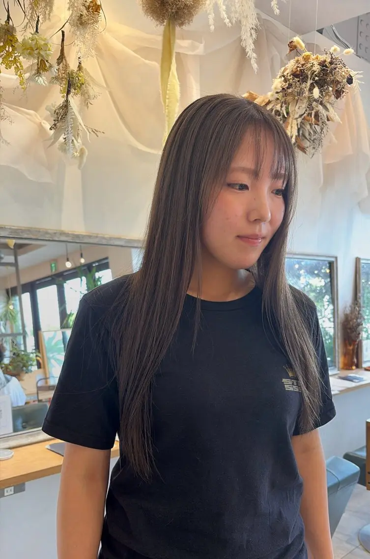 ロング 比嘉 千咲のヘアスタイル