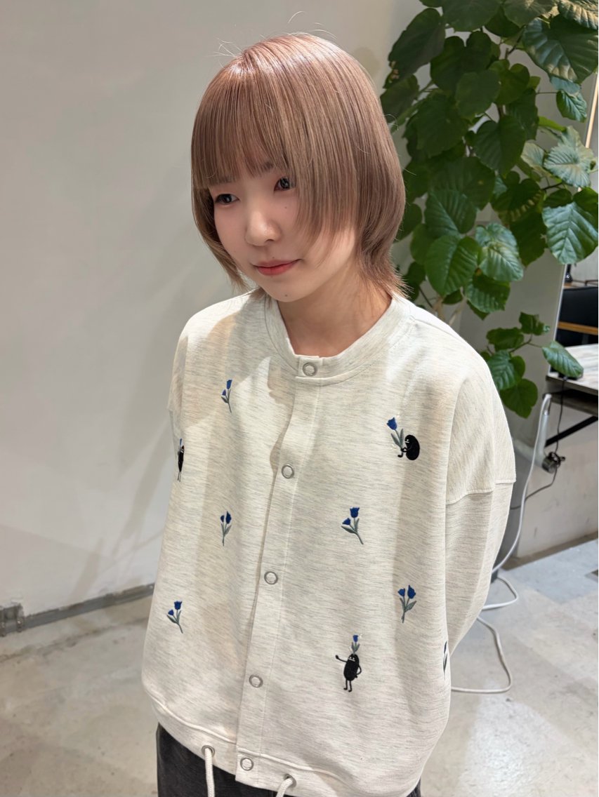 ミディアム ヘアカラー ill/ハイトーン カラー/塩崎聖奈のヘアスタイル