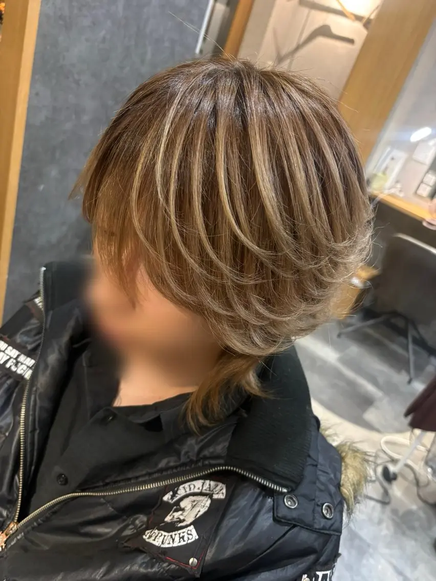 メンズヘアセットの写真