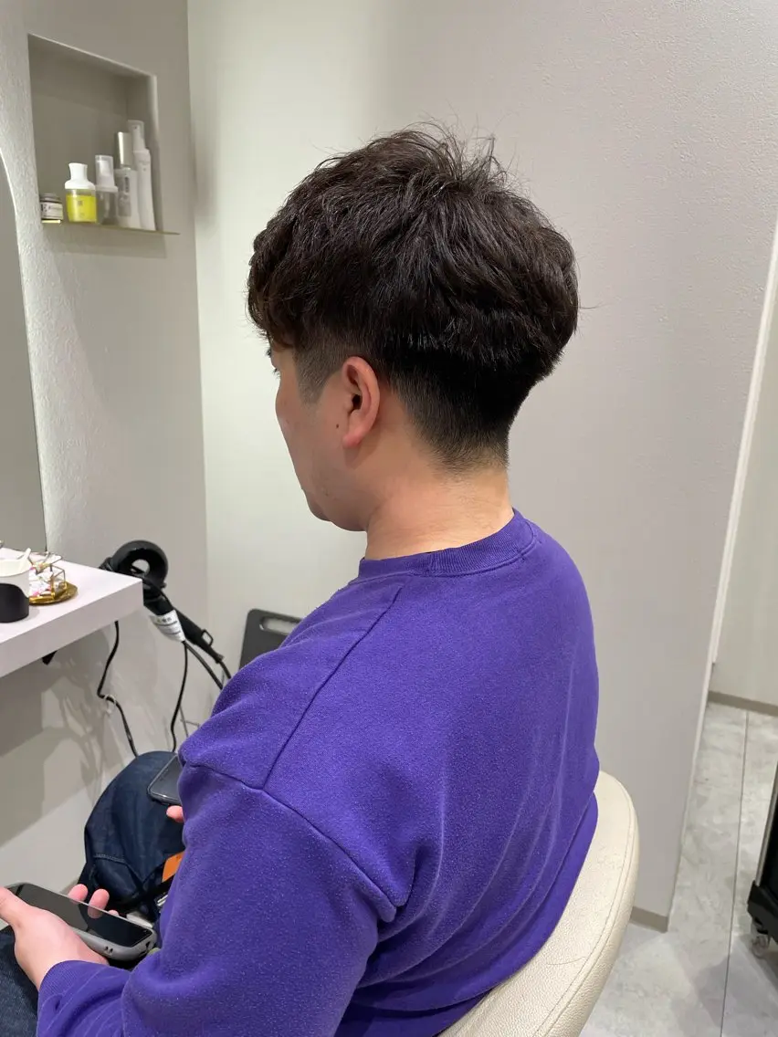 ショート パーマ メンズ カット パーマ トリートメント 🌷tocca Mai🌷のヘアスタイル