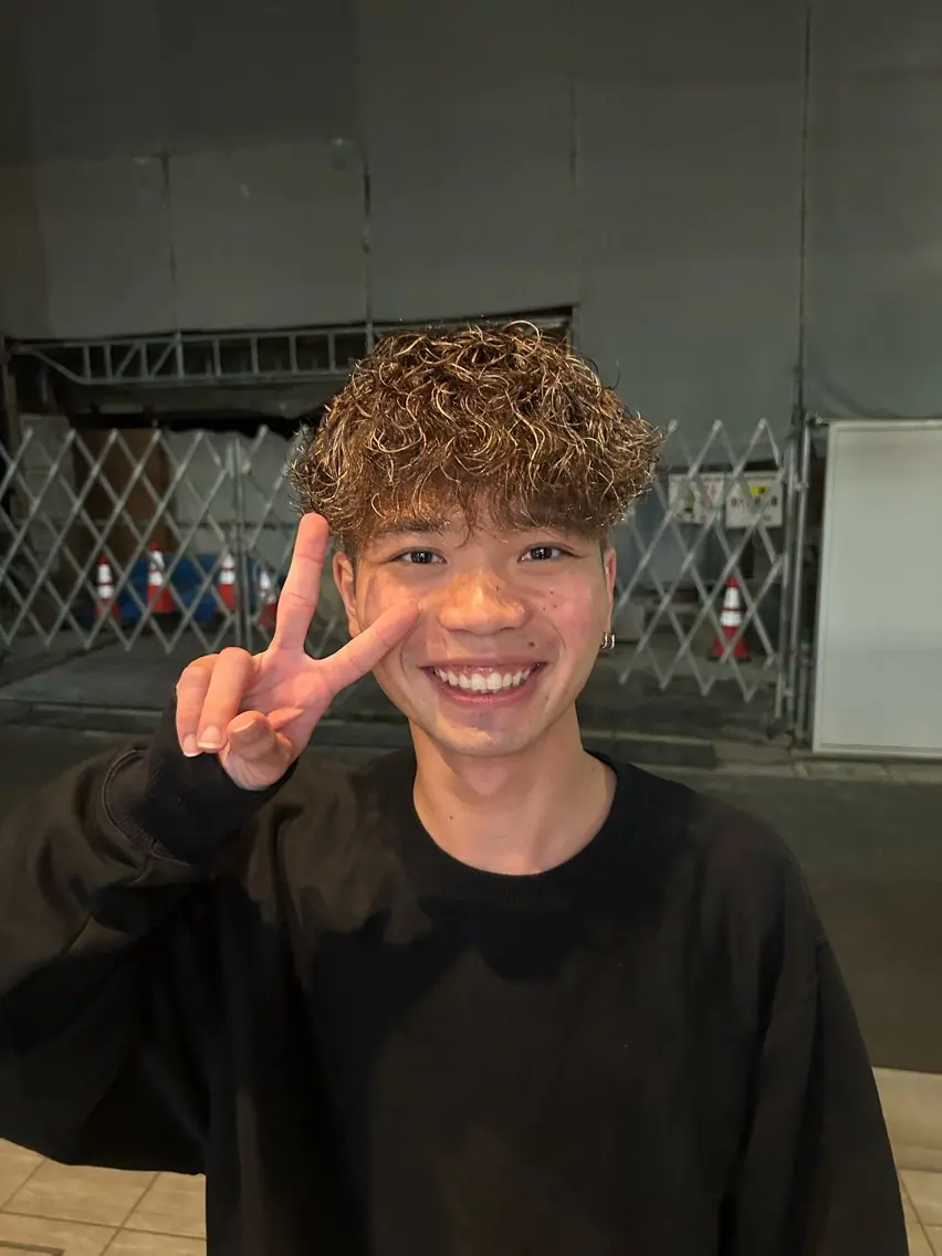 パーマ メンズ fifth 安次富　泰雅のヘアスタイル