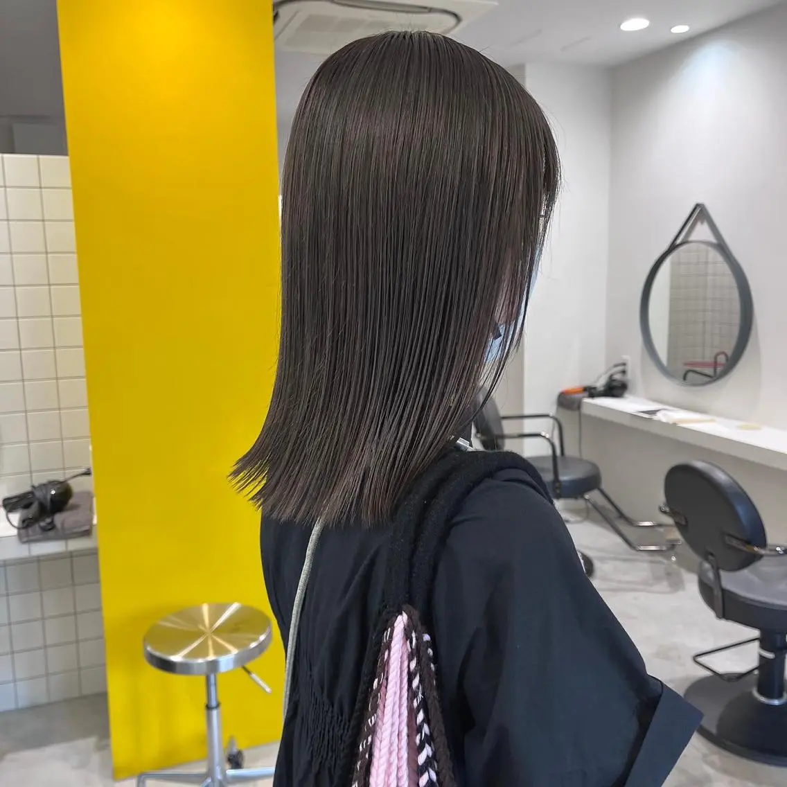 ミディアム カラー カット ヘアカラー トリートメント メンズショート 店長　清原佑太のヘアスタイル