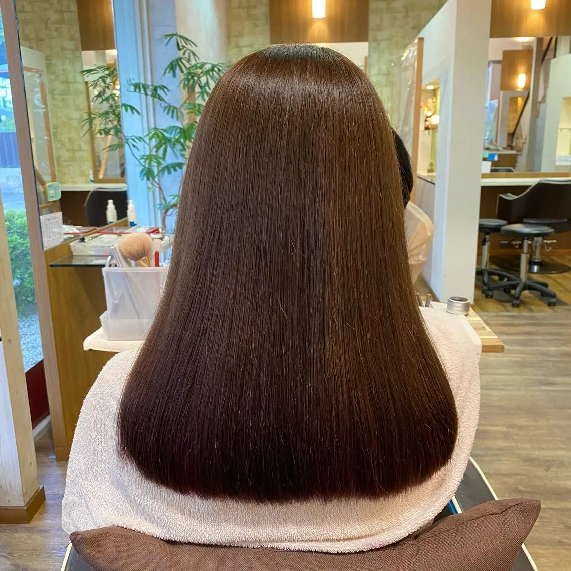 セミロング カラー 🌻井上 マリー🌻のヘアスタイル