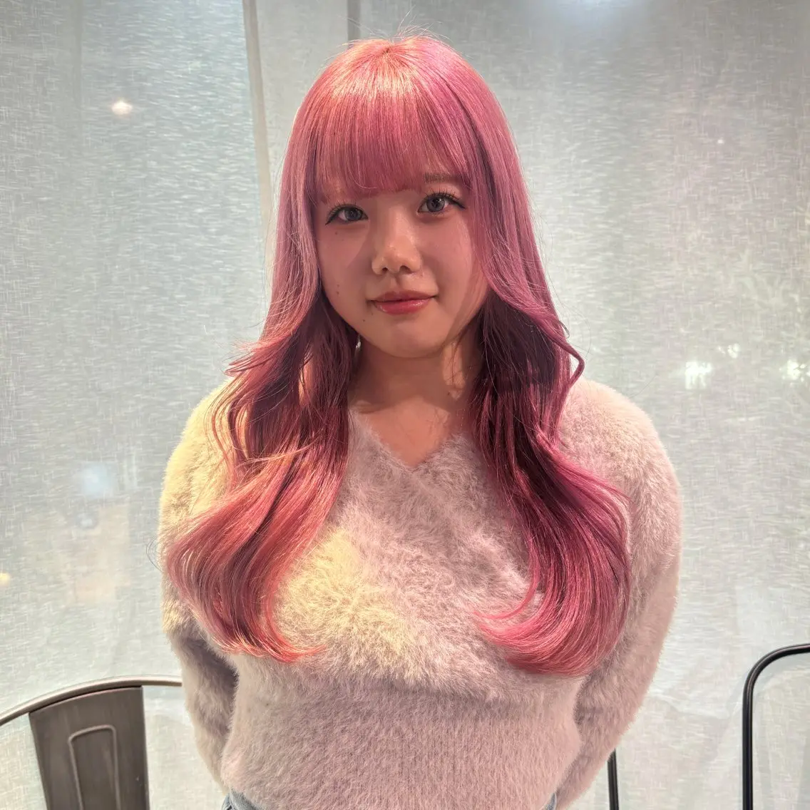 カラー ベージュカラー 黒髪 ブリーチ ブルーカラー ブルーブラック 艶カラー♡/eye / mai🪐🪄のヘアスタイル