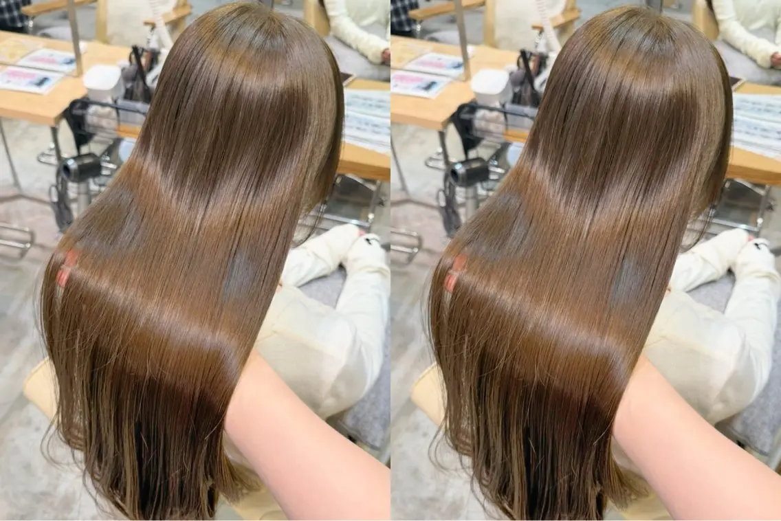 ロング カラー カット ヘアカラー トリートメント 小顔矯正/レイヤー 透明感カラー✨生真のヘアスタイル