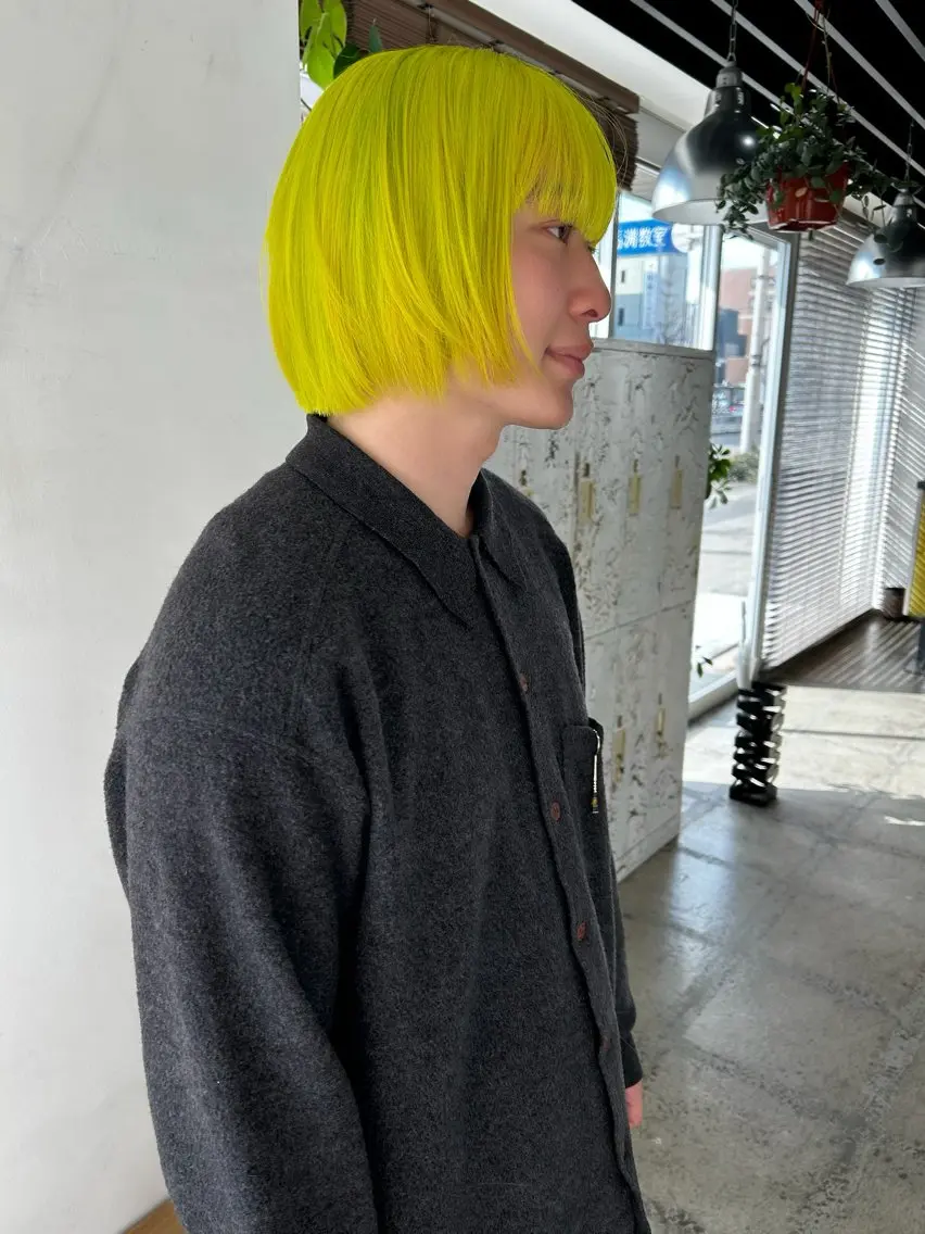 メンズ ヘアカラー 浅野 敬亮のヘアスタイル