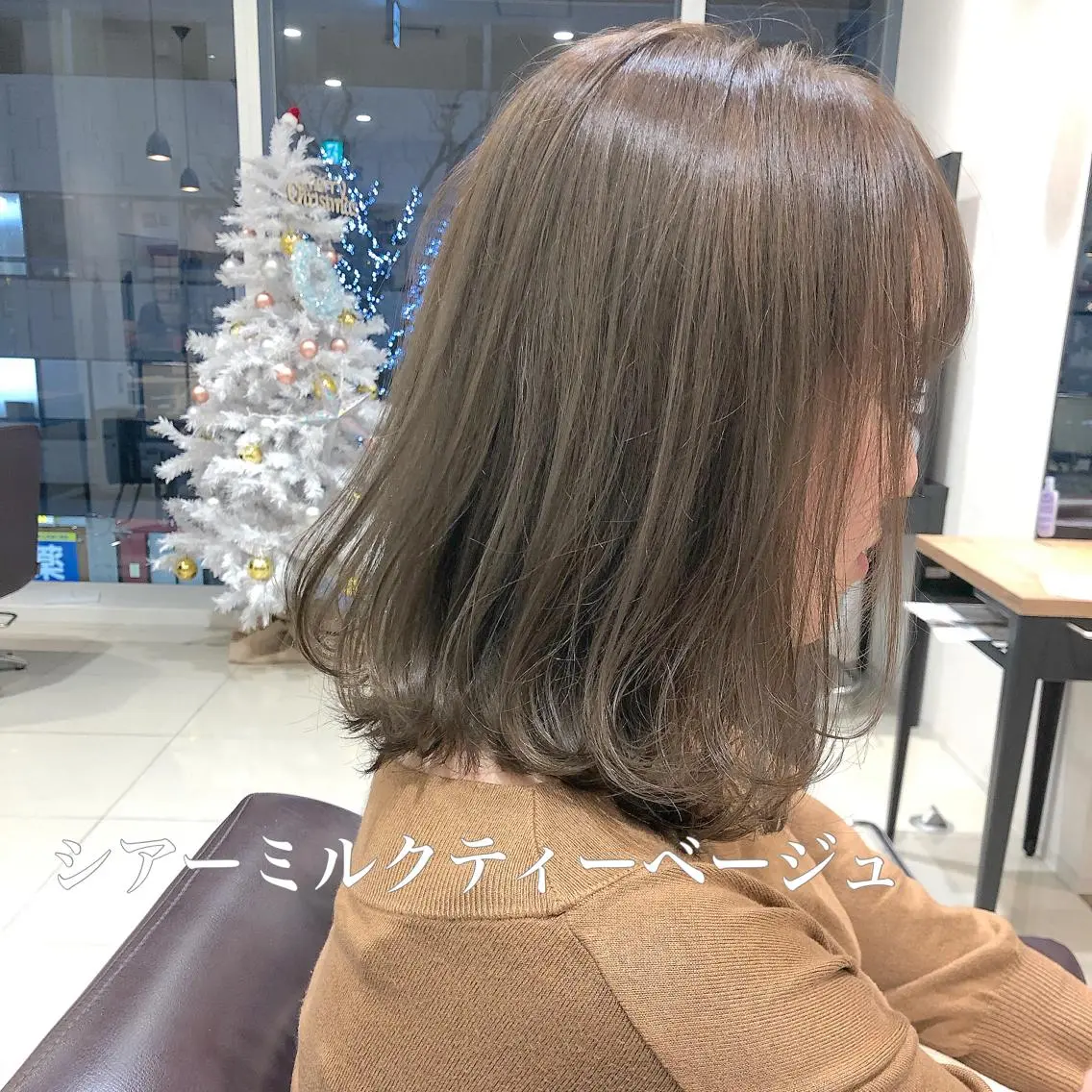 ミディアム 横浜ブリーチムラ直し ハイトーン/ブリーチのヘアスタイル