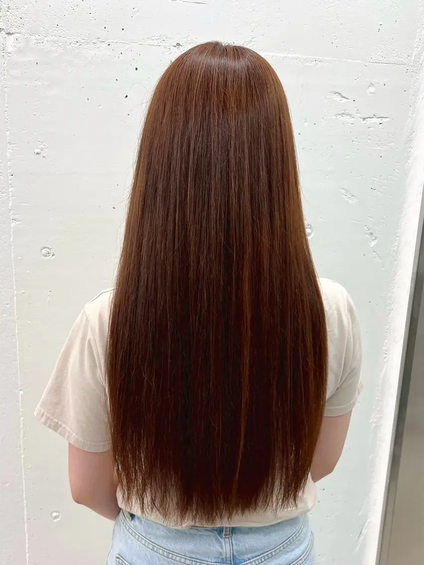 カラー ヘアカラー 野内 柚那のヘアスタイル