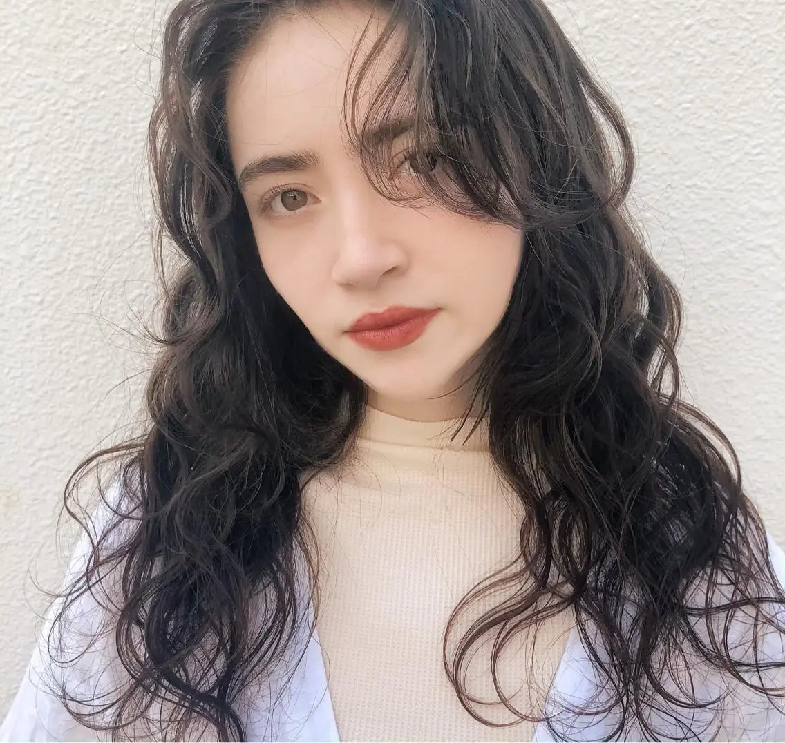 ロング メンズ🍃ナチュラル 韓国風ヘアRENのヘアスタイル