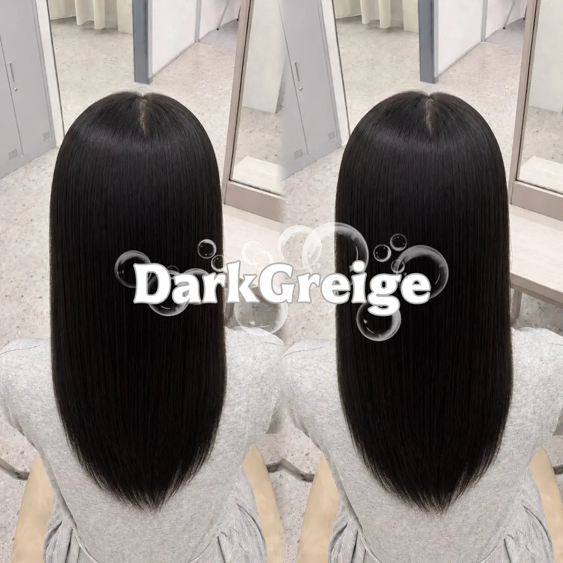 セミロング カラー 透明感カラー ダークグレー ダークグレージュ グレージュ 卒業式のヘアスタイル ヘアカラー トリートメント haru/COCO /大宮/カラーのヘアスタイル