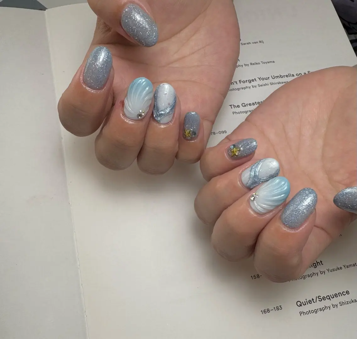 ネイル ハンドネイル 白日-hakubi nail-のネイルデザイン