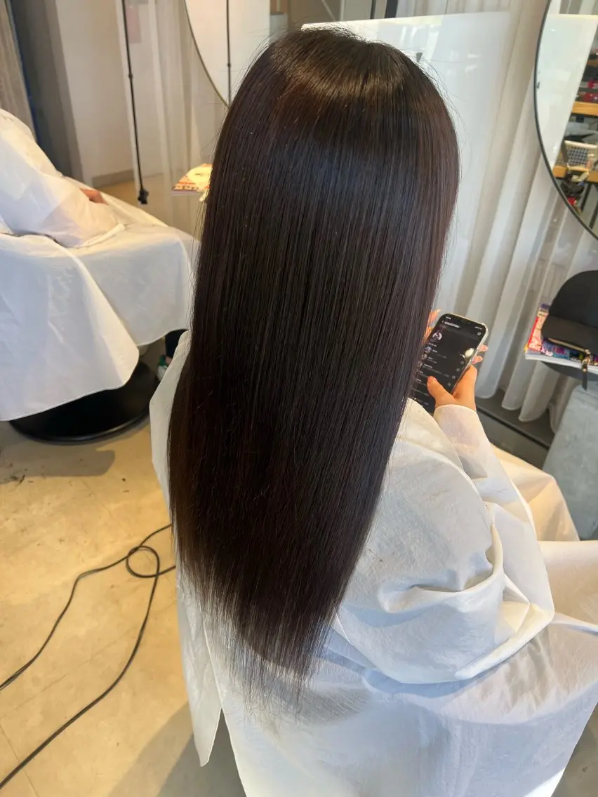 ロング 髪質改善 トリートメント トリートメント APREKO SAYAKAのヘアスタイル