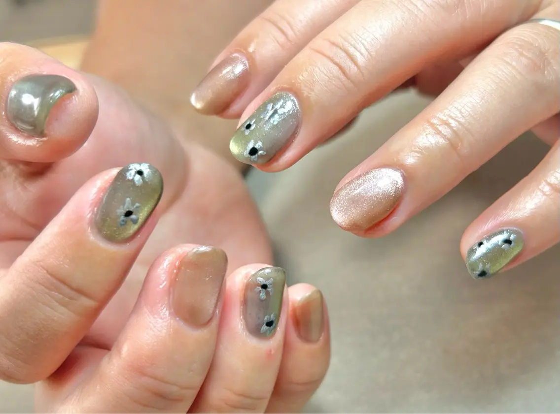 ネイル ハンドネイル amo_nail 岡山市南区自宅ネイルのネイルデザイン