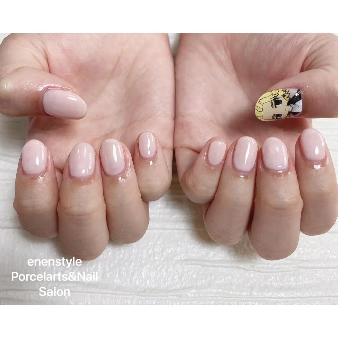 ミディアム ネイル 🐾enen style 🐾のネイルデザイン