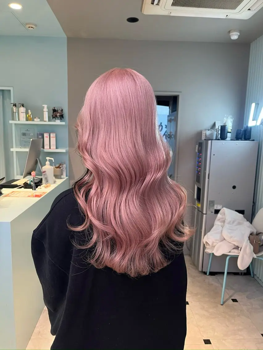 ロング カラー ヘアカラー トリートメント ブリーチカラー 🩵MIZUKIのヘアスタイル