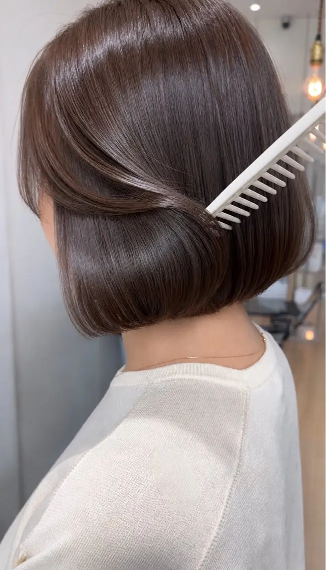 ショート カット ヘアカラー トリートメント 🍊千葉 未来🍊店長のヘアスタイル