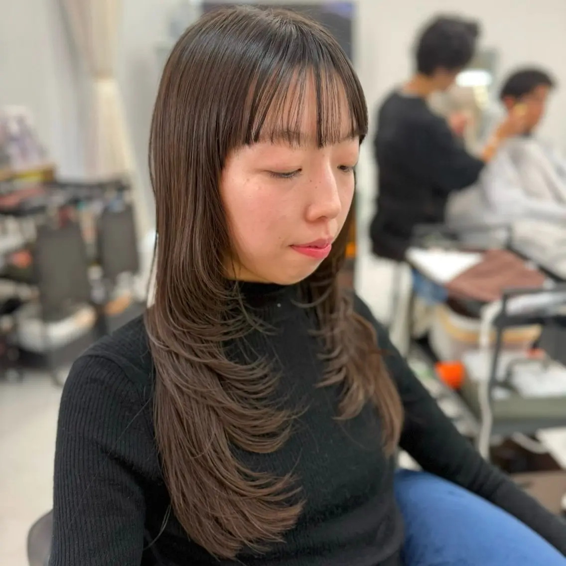 ロング 榎本 雪来のヘアスタイル