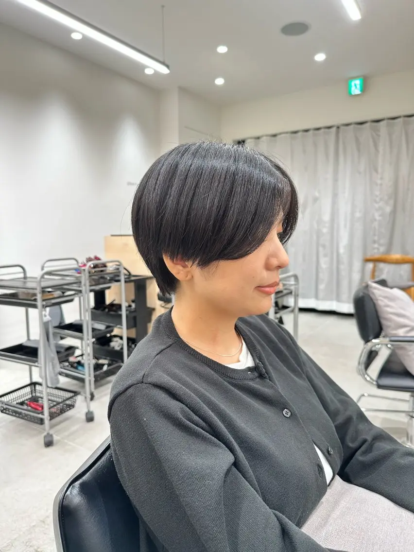 ショート ハンサムショート ショートヘア あいこ/ハンサムショ ート無料/蔵前🌷のヘアスタイル