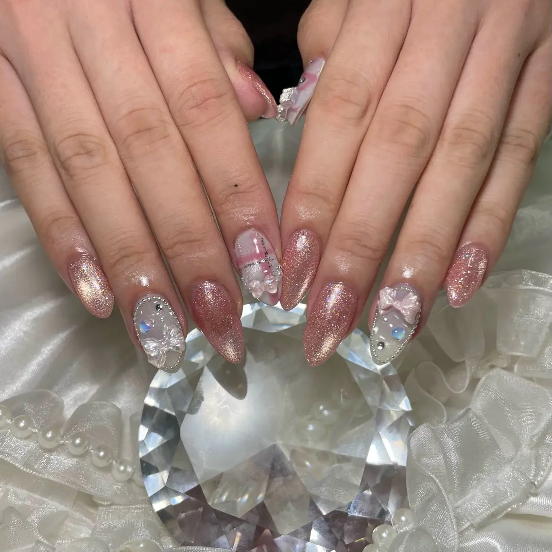 ネイル ハンドネイル Riran ᨳ⁺˳⋆.MIUのネイルデザイン