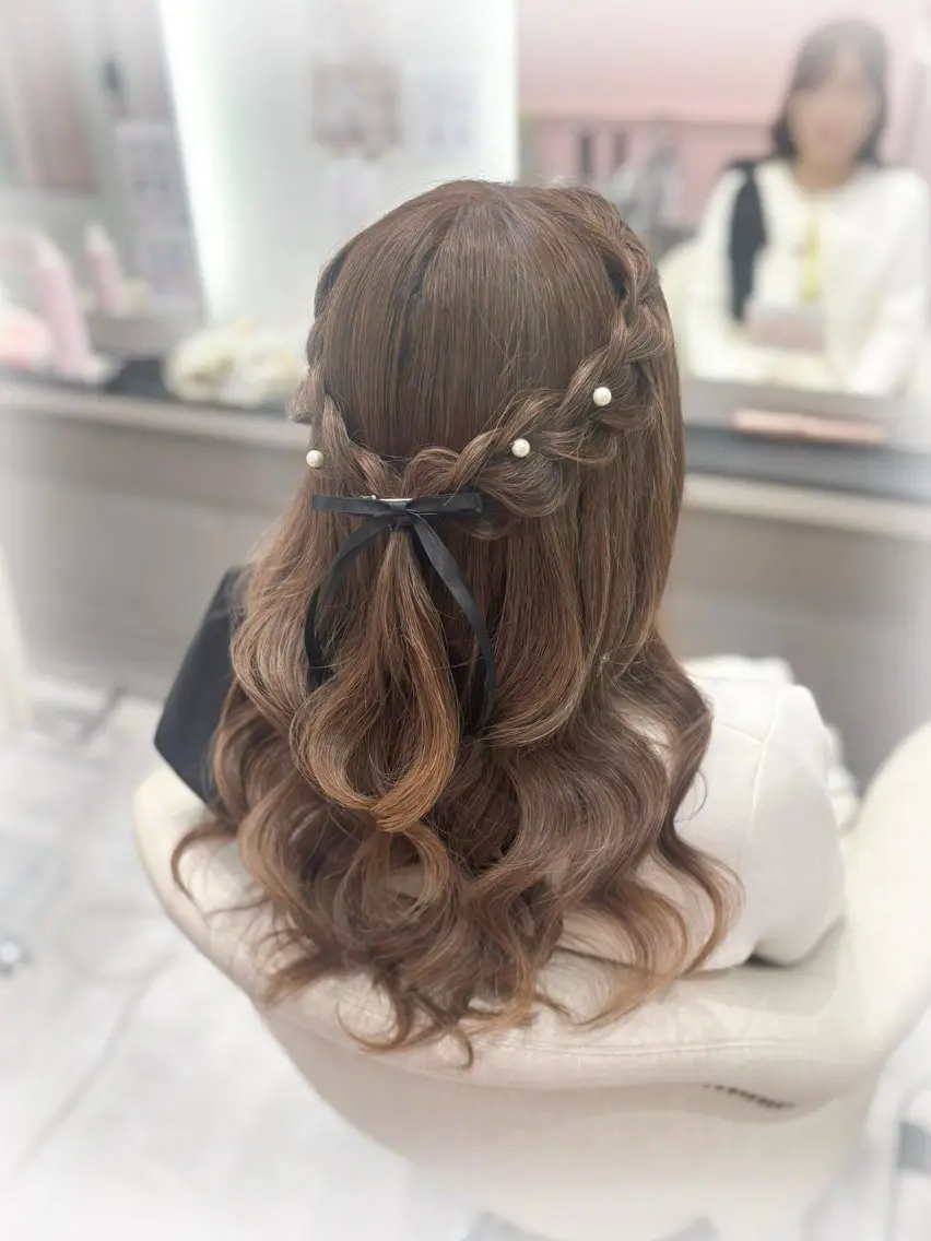 ロング ヨシンモリ lien ayu ♡のヘアスタイル