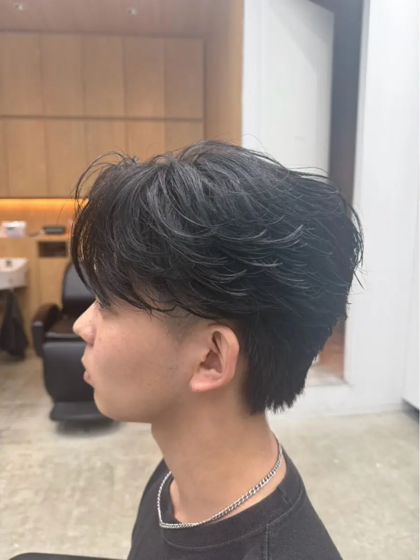 パーマ メンズ カット パーマ fifth天神 パーマ特化/石橋航海のヘアスタイル