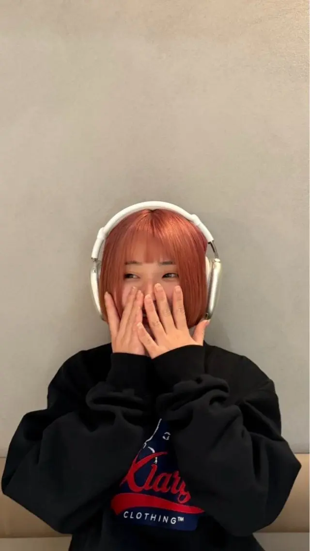 ミディアム カラー ピンクカラー 松本 夢叶のヘアスタイル