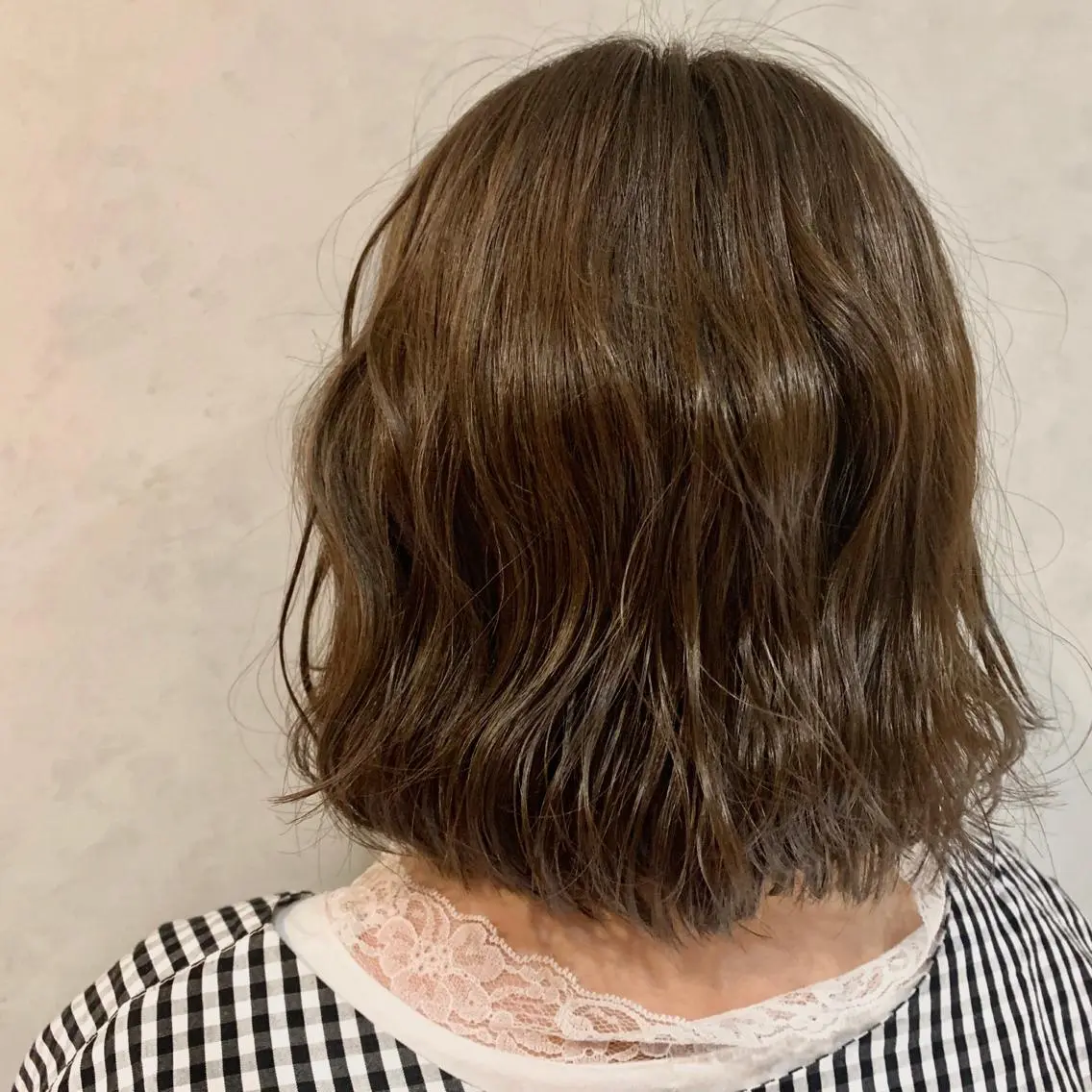 ミディアム カラー 縮毛矯正 トリートメント ︎︎🧸 ユリ ︎︎🧸のヘアスタイル