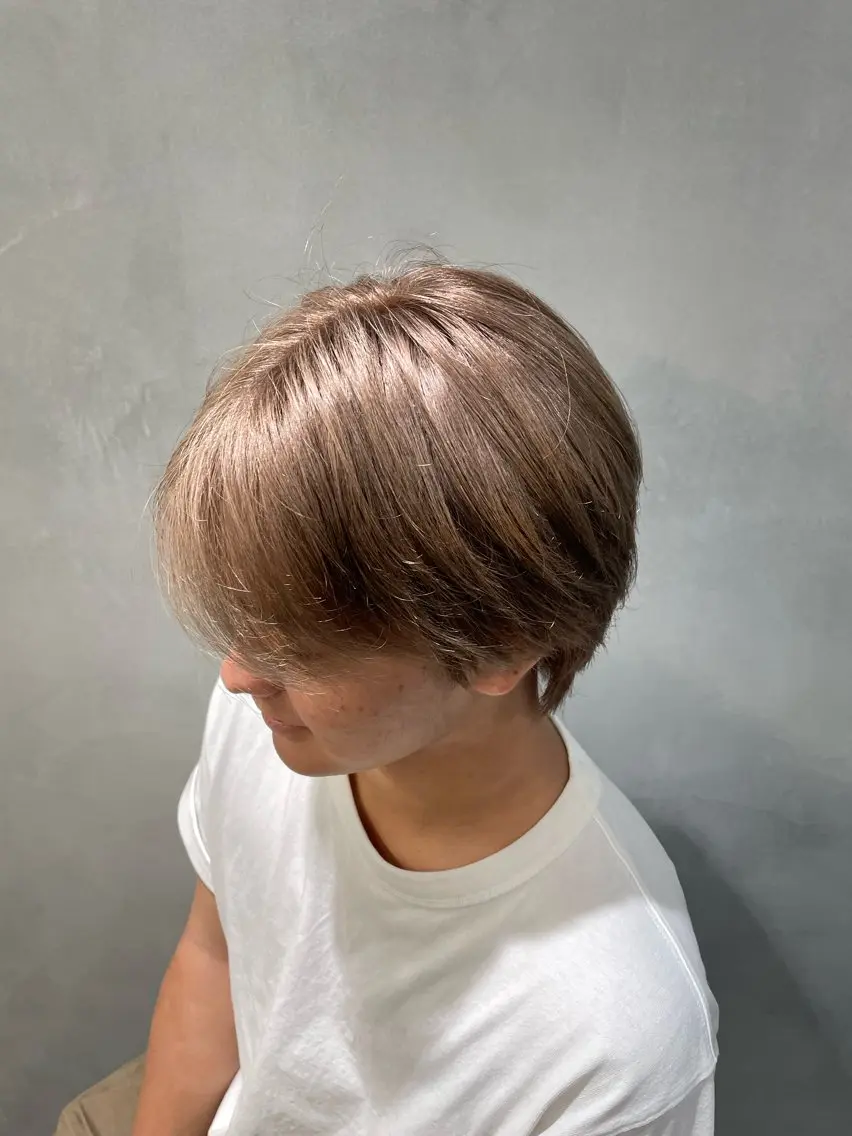 当店スタイリストカット✂️+縮毛矯正の写真
