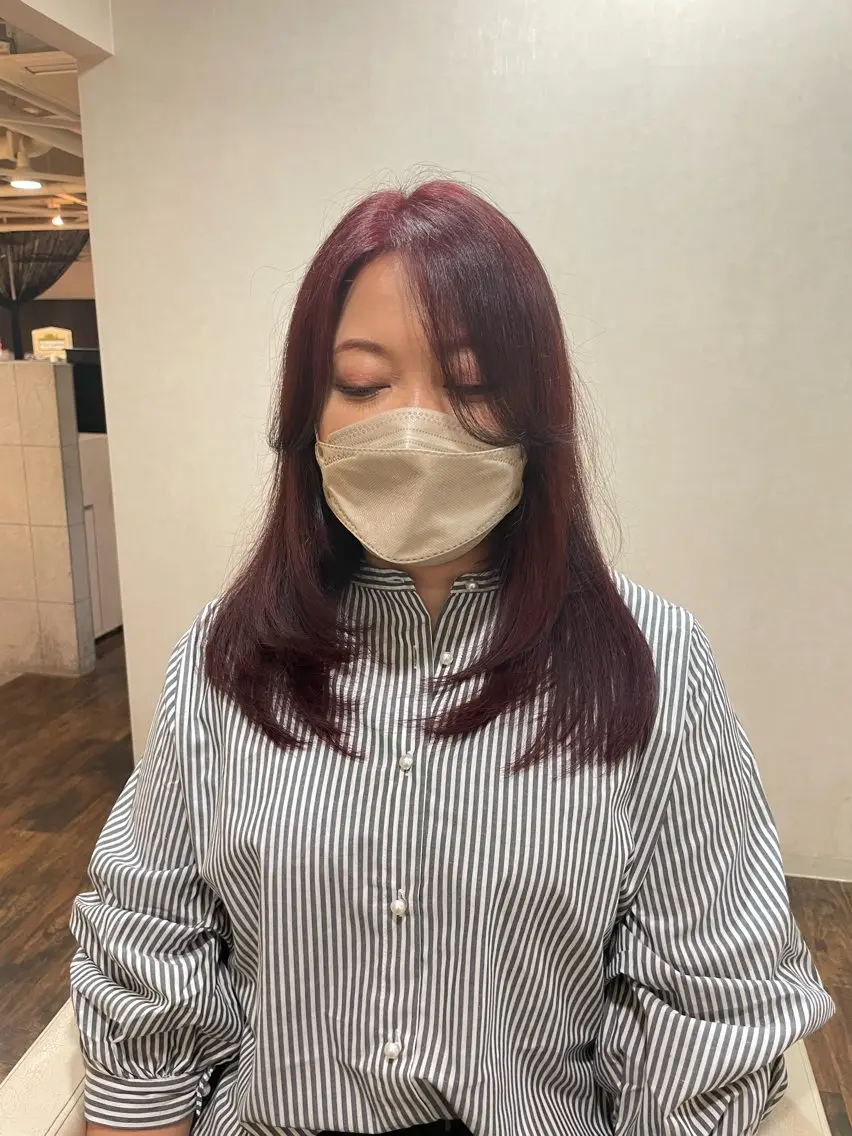 ロング 髪質改善 阿部 祥大のヘアスタイル