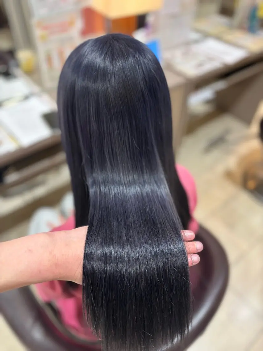 ロング ヘアカラー Earth 土気🧸🫧亀田ゆらのヘアスタイル