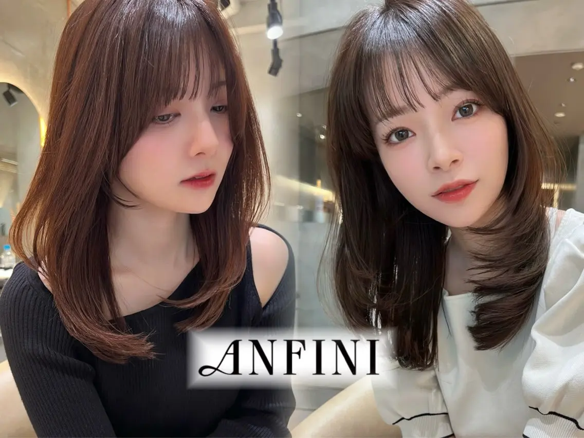ロング カット ヘアカラー トリートメント 仙台Ｉ韓国レイヤー Ｉ髪質改善Ｉ伊藤拓海のヘアスタイル