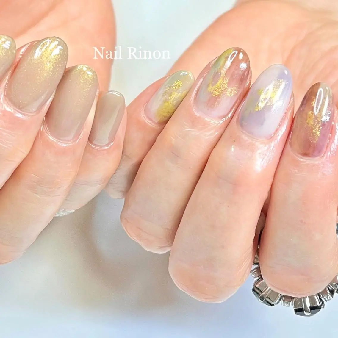 ネイル ニュアンスネイル ハンドネイル Nail Rinonのネイルデザイン