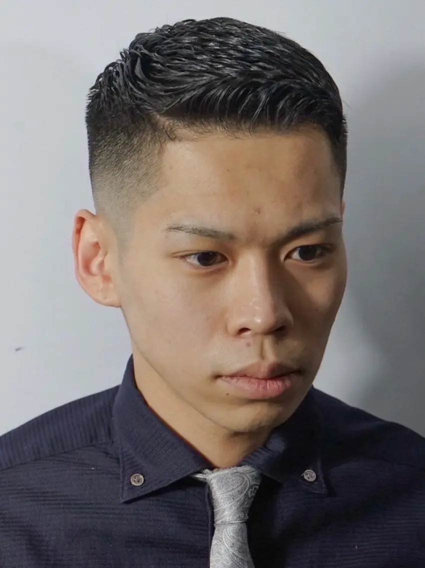 メンズ フェードカット 横田 優波のヘアスタイル