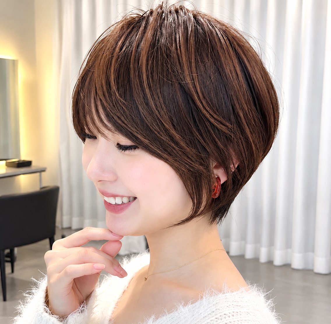 ショート 小顔ショート 原宿/みゆのヘアスタイル