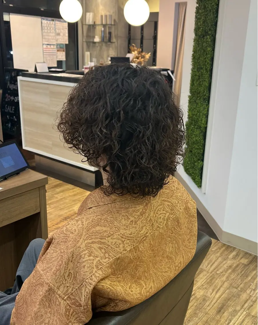メンズ カット パーマ 鬼松沙弥 ❤︎メンズパーマのヘアスタイル