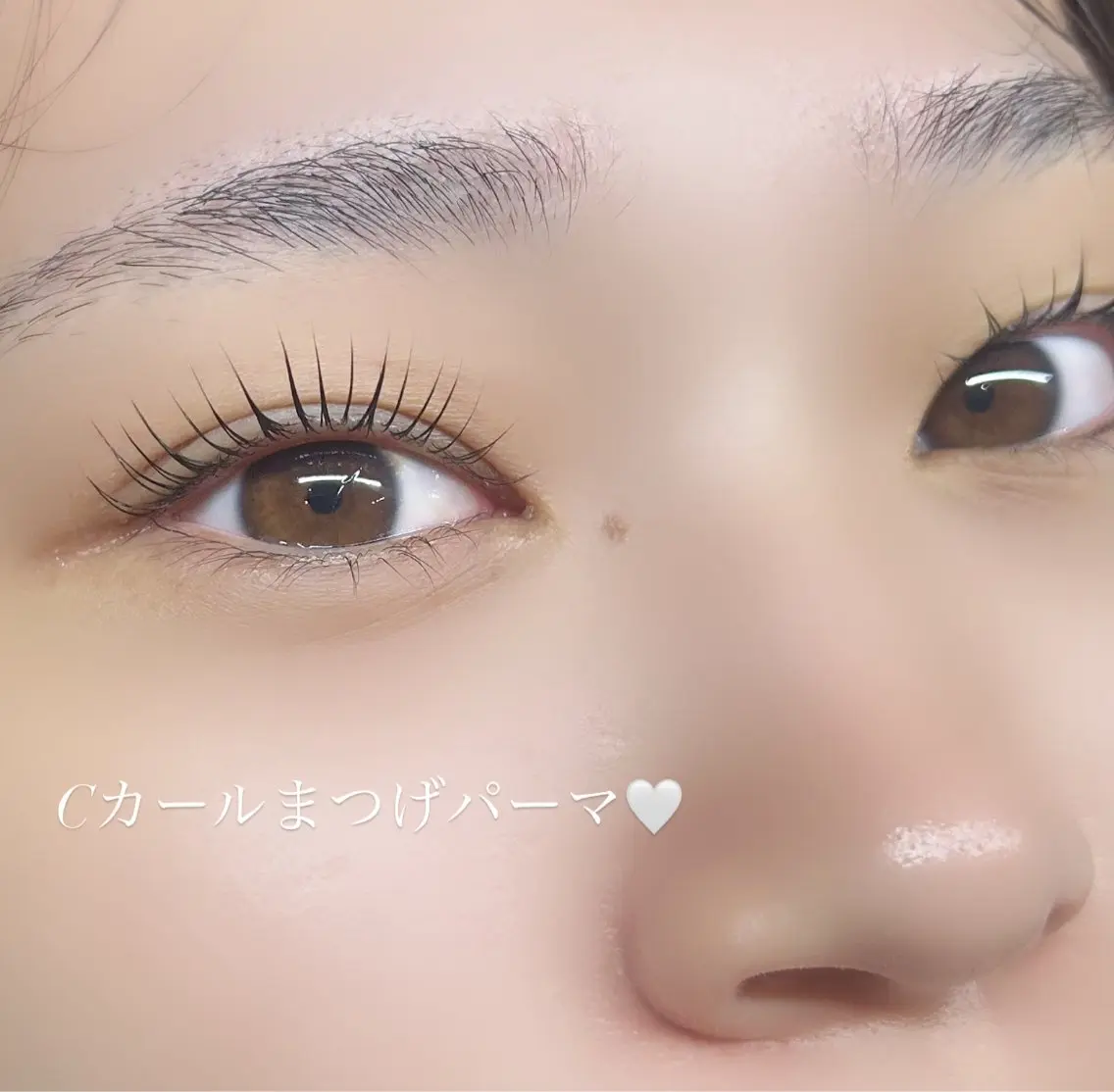 マツエク・マツパ Cカール まつげパーマ マツパ ら ら🤍のマツエク・マツパデザイン